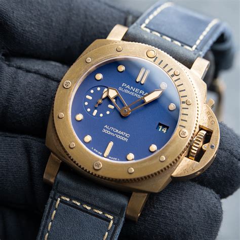 panerai bleue|panerai underwater bronzo blu abisso.